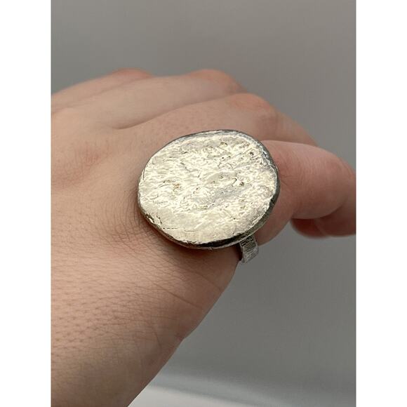 Tous 925 Sterling Silver Modernist Ring SIZE 6 (19.5 Grams! - Picture 1 of 12